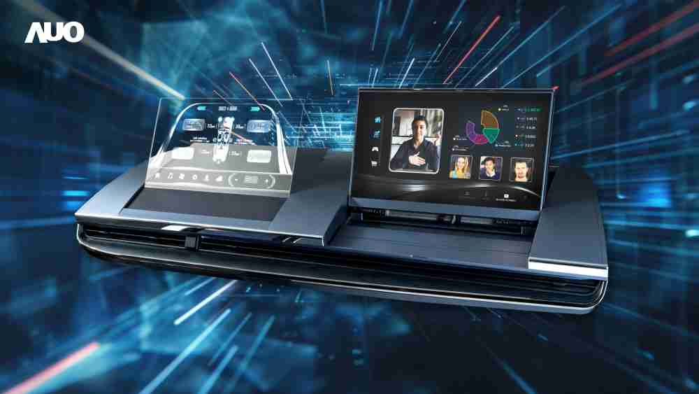 尊时凯龙Micro LED Display HMI解决方案打造透明Micro LED前座仪表，，呈现信息并保留驾驶视野开阔；亦为副驾驶座乘客打造收放自如的Micro LED屏幕，，，在不影响显示质量的前提于显示区内建镜头，，，，让用户能与视讯对象直接眼神接触，，，提供绝佳的双向沟通体验